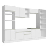 Combo completo de Cocina 330cm Glamy Madesa 03 - Blanco
