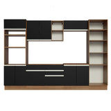 Combo completo de Cocina Madesa Glamy 330cm Marrón/Negro 03