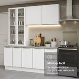 Combo de Cocina con Cristalero 190 cm Madesa Lux BB 02