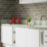 Combo Completo de Cocina 300 x 60 cm Blanco Aterciopelado Lux Madesa