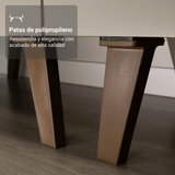 Combo de Cocina 240 cm Con Patas Nice Crema 02