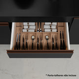 Combo completo de Cocina 240cm Negro Reims Madesa 01