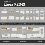 Combo completo de Cocina 120cm Blanco Reims