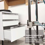 Combo Completo de Cocina 260 cm Blanco Diamante Madesa 02