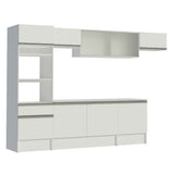 Combo completo de Cocina 300cm Blanco Topazio Madesa 01