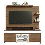 Rack con Panel para TV hasta 60 Pulgadas 180 cm Marrón/Blanco Metz Madesa