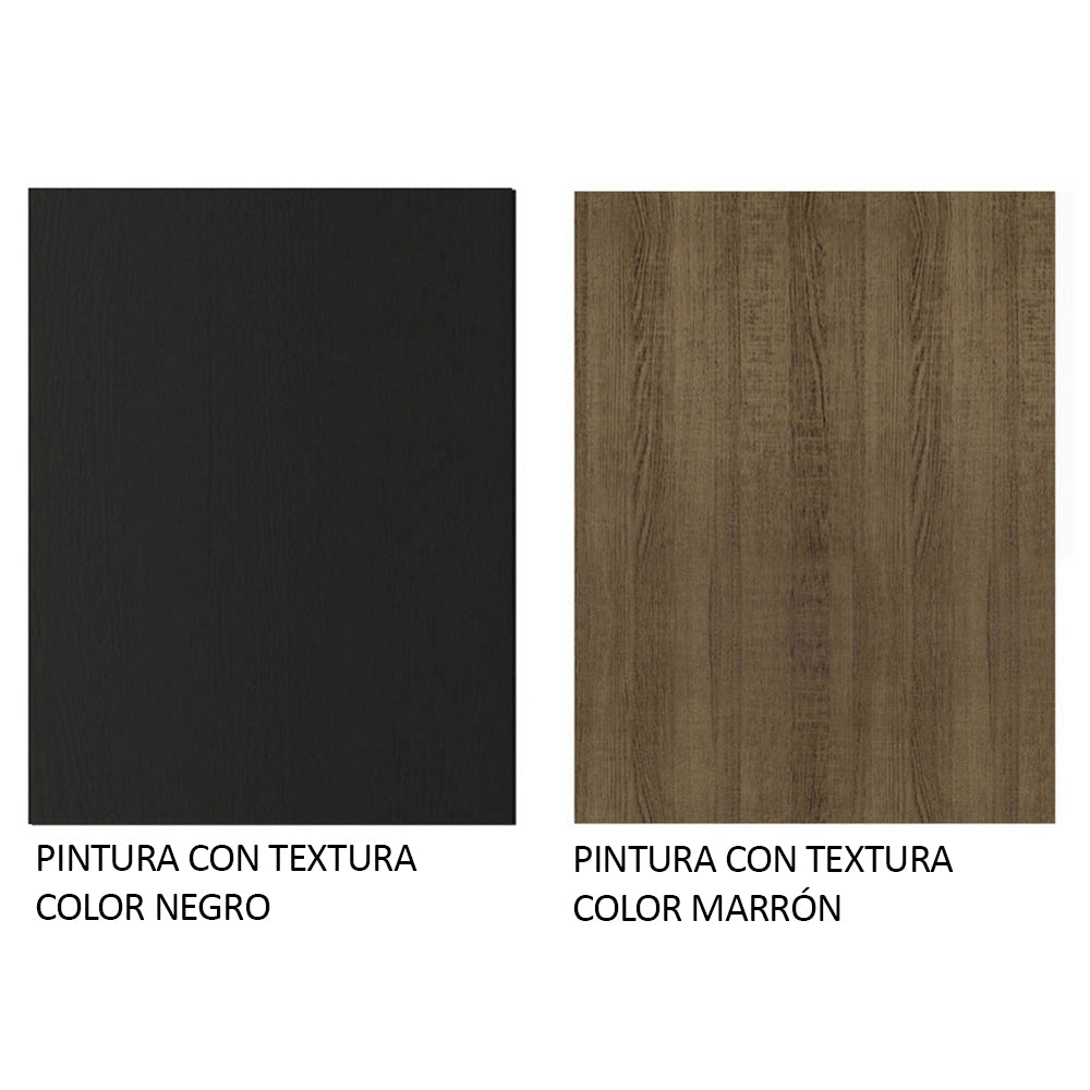 Escritorio Gamer Madesa 9409 e Panel para TV hasta 50 Pulgadas Negro/Marrón