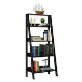 Kit Escritorio Industrial y Estante Escalera Negro Madesa