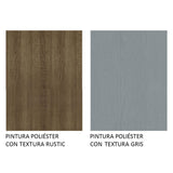 Bajo Mesada Multiuso 80cm 2 Puertas Marrón/Gris Agata