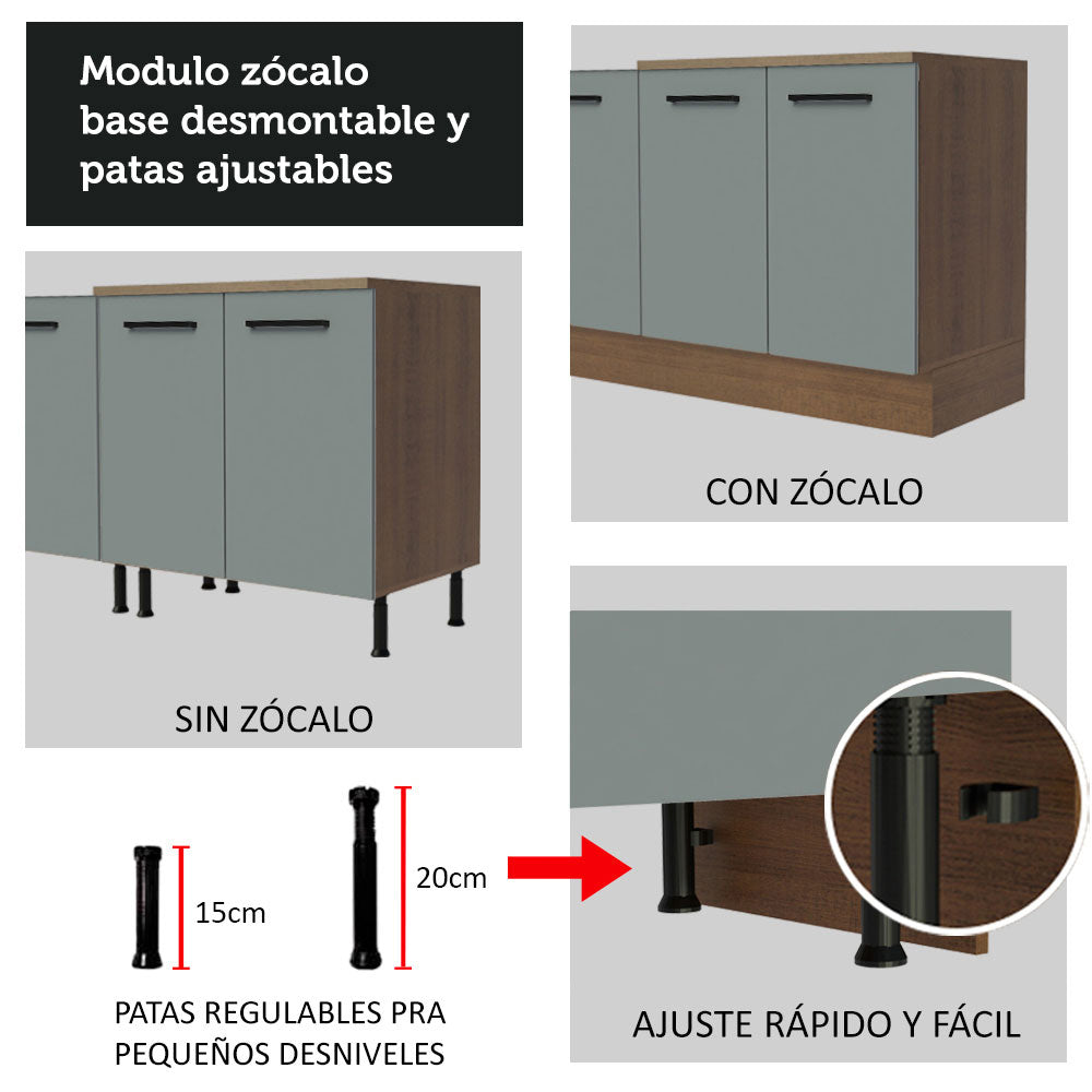 Kit Mueble para Garaje Multiuso Madesa Agata 200cm MG 01