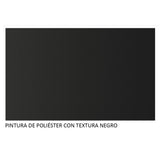 Rack para TV Retro Madesa Reims para TV hasta 75 Pulgadas patas de Madeira Negro