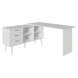 Mesa de Estudos em L 3 Cajones Blanco Lisboa Madesa