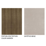 Juego de Comedor Rosie Mesa Tapa de Madera con 4 Sillas