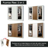 Ropero Placard Madesa 3 Puertas 2 Espejos BM 03