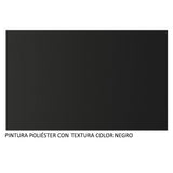 Placard individual 2 Puertas corredizas con Espejo Negro Milano Madesa