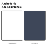 Rack para TV hasta 80 Pulgadas 218 cm 2 Puertas Blanco/Azul Vik Madesa