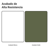 Bajo Mesada para Bacha 120 x 60 cm (Sin Mesada) Blanco/Verde Vik Madesa