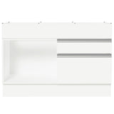 Bajo Mesada Cocina 120 x 60 cm 1 Puerta 2 Cajones Blanco (Sin Mesada) Glamy Madesa