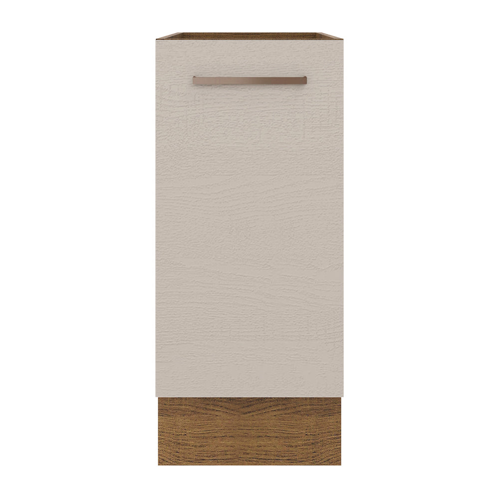 Bajo Mesada 35 x 60 cm, 1 Puertas (Sin Mesada) Agata Marrón/Crema