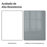 Bajo Mesada de Cocina 40 cm 3 Cajones Blanco/Gris Lux Madesa