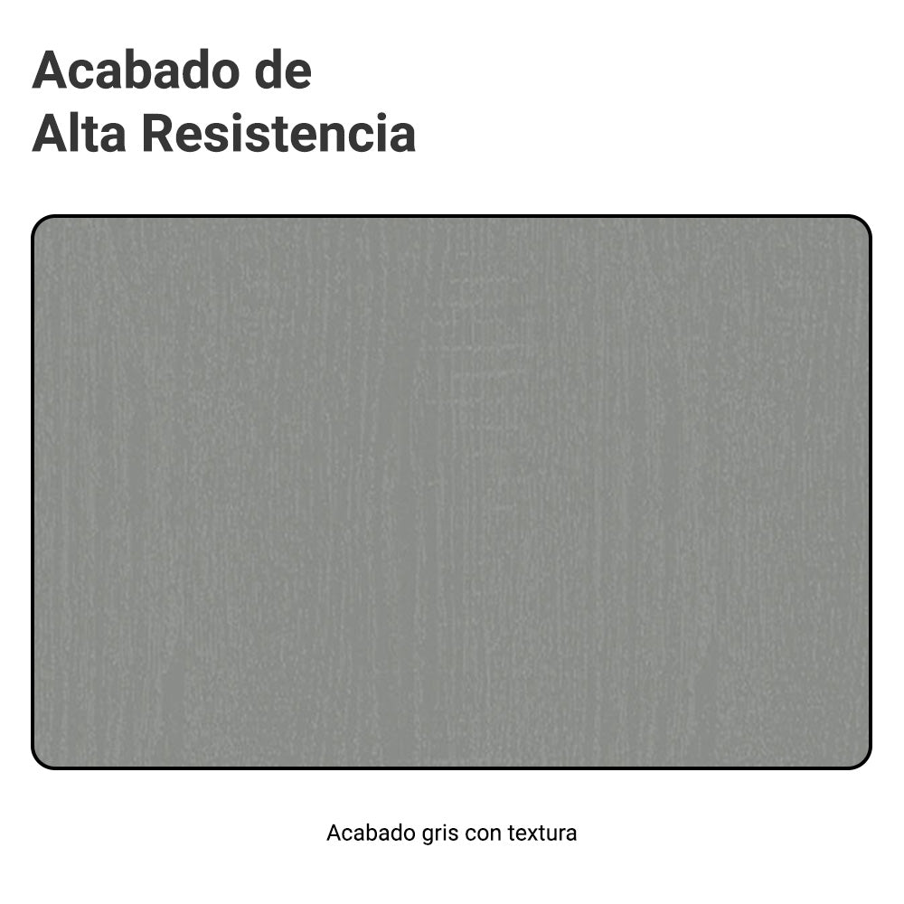 Alacena para Cocina 120 cm 2 Puertas Corredizas de Vidrio color Gris Nice Madesa