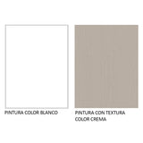 Combo completo de Cocina Esquinera 479cm Blanco/Crema Agata Madesa 01