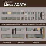 Combo de Cocina Madesa Agata 180cm MG 01