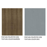 Cocina Compacta 180cm Marrón/Griz Easy Madesa