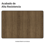 Cocina Compacta 137 cm 7 Puertas 1 Cajón Marrón Emilly Madesa