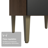 Combo completo de Cocina 285 cm Marrón/Negro Lille Madesa 01