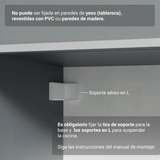 Combo completo de Cocina 340 cm, Flotante Gris Nice 02