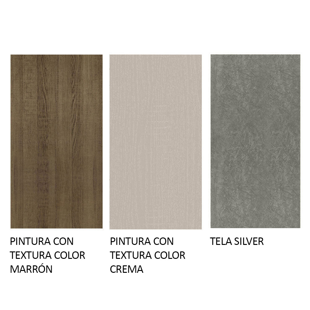 Juego de Comedor con Mesa de Tapa de Vidrio y 4 Sillas Avril Madesa