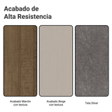 Juego de Comedor Mesa Tapa de Madera 6 Sillas Marrón/Crema/Silver Cheryl Madesa
