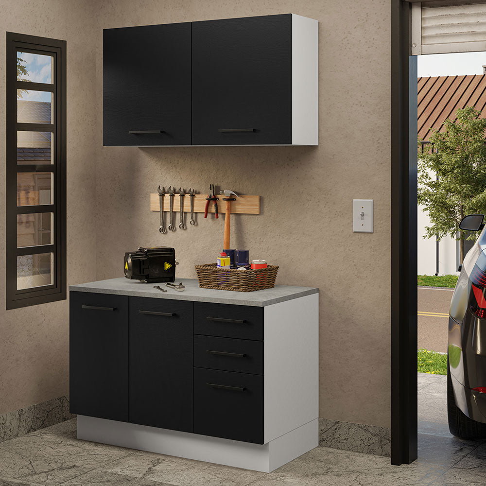 Mueble para Garaje Multiuso Madesa Agata 120cm BN 01