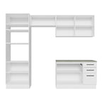 Combo completo de Cocina 270 cm 8 Puertas 3 Cajones Sin Mesada Blanco Agata Madesa 07