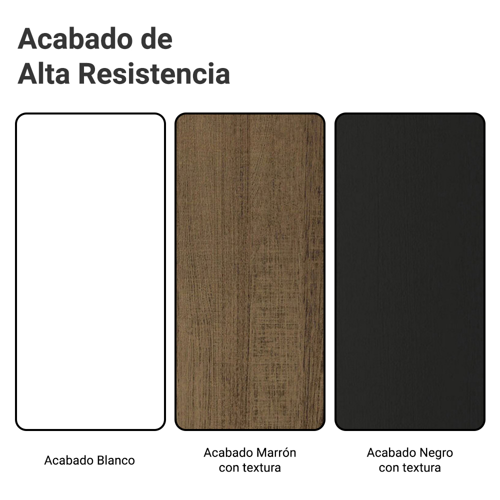 Combo completo de Cocina Compacta Madesa Glamy 220cm Blanco/Negro/Marrón 02