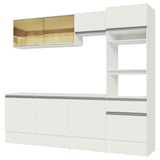 Combo completo de Cocina 240cm Blanco Diamante 06