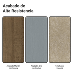 Juego de Comedor 4 Sillas Marrón/Gris Ashley Madesa