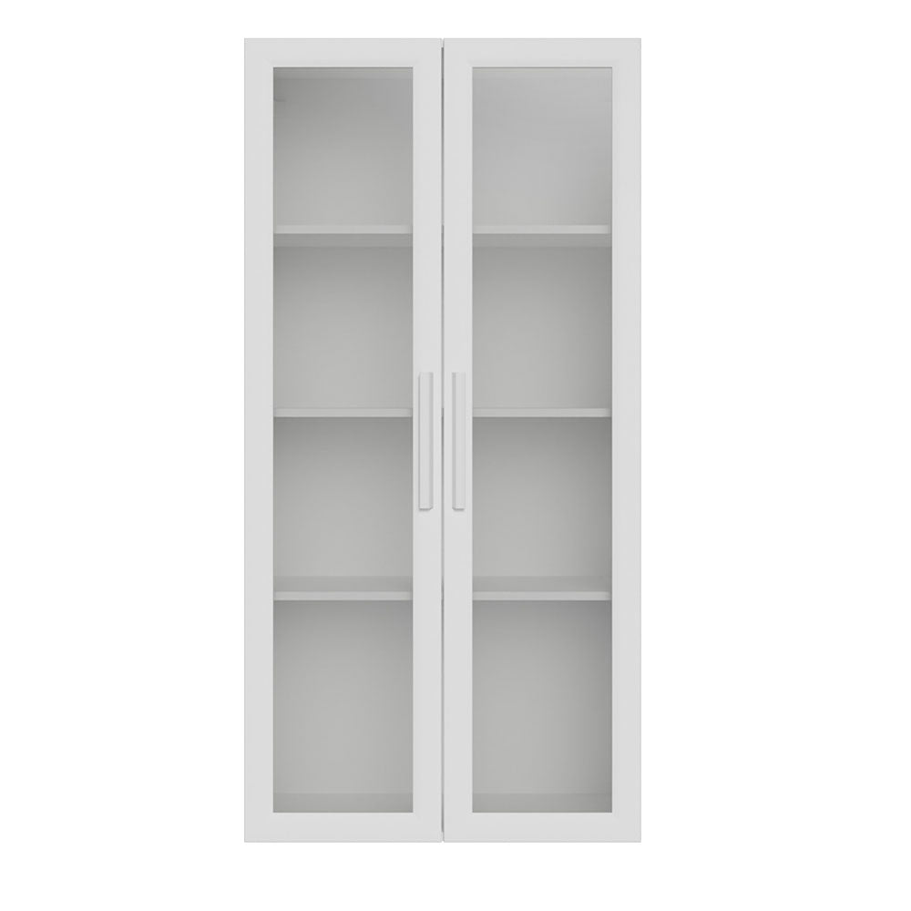 Cristalero 70 cm 2 Puertas sin Patas Blanco/Blanco Línea Estándar Madesa