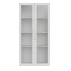 Cristalero 70 cm 2 Puertas sin Patas Blanco/Blanco Línea Estándar Madesa