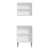 Kit con Alacena e Bajo Mesada 64cm Blanco Emilly Madesa