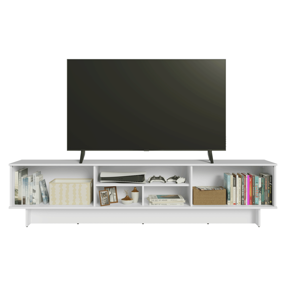 Rack para TV hasta 80 Pulgadas 218 cm 2 Puertas Blanco Vik Madesa