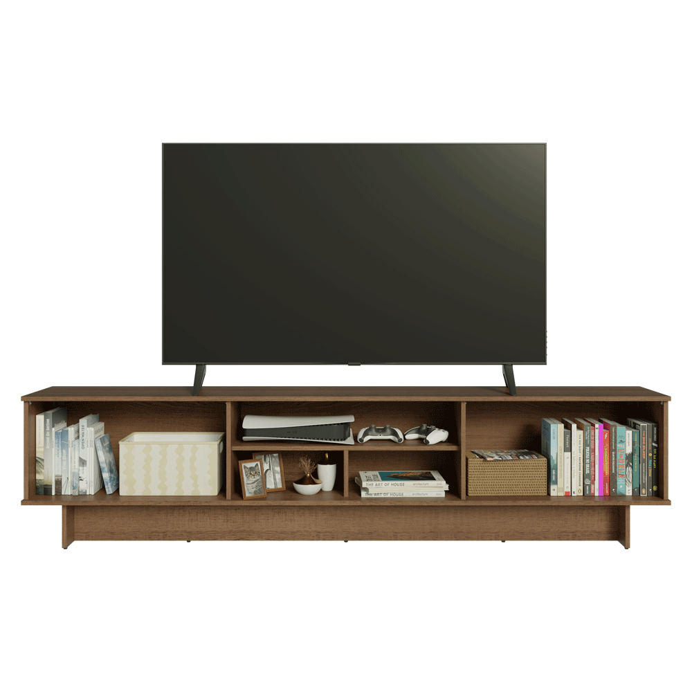 Rack para TV hasta 80 Pulgadas 218 cm 2 Puertas Marrón/Verde Vik Madesa