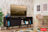 Rack para TV hasta 65 Pulgadas Madesa Cancun con Patas Negro