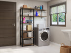 Estante Multiuso para Lavadero 139 cm Marrón/Negro Madesa