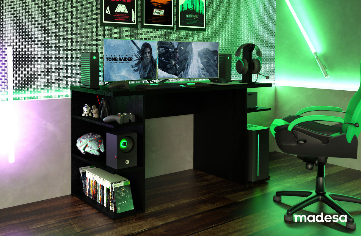 Escritorio Gamer 9409 Madesa Negro