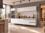 Cocina Compacta 310 cm Blanco Pieta Madesa