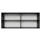 Alacena 120 cm 2 Puertas de con Negro Pieta Madesa