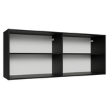 Alacena 120 cm 2 Puertas de con Negro Pieta Madesa