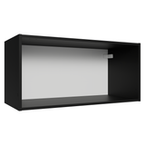 Alacena 70 cm con 1 Puerta Rebatible Negro Pieta Madesa